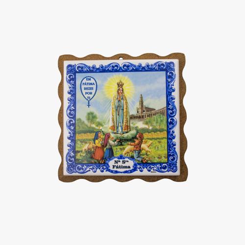Azulejo Aparição - Em Fátima rezei por ti