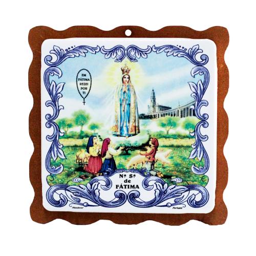 Azulejo Aparição - Em Fátima rezei por ti