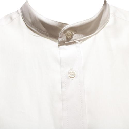 Camisa Gola à padre - S - Branco - Manga Comprida