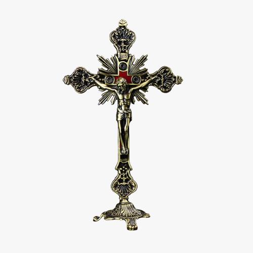 Cruz de Metal com base