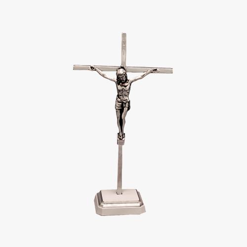 Cruz de Metal com Base