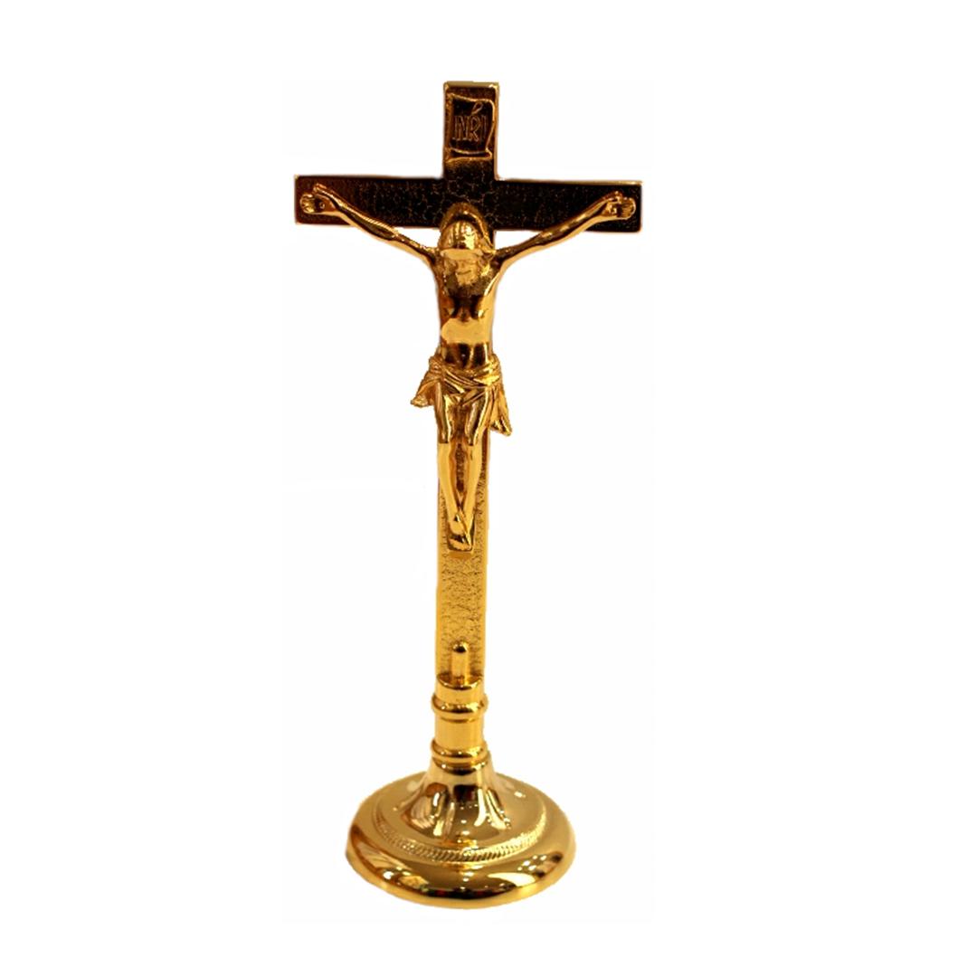 Cruz para Altar dourada