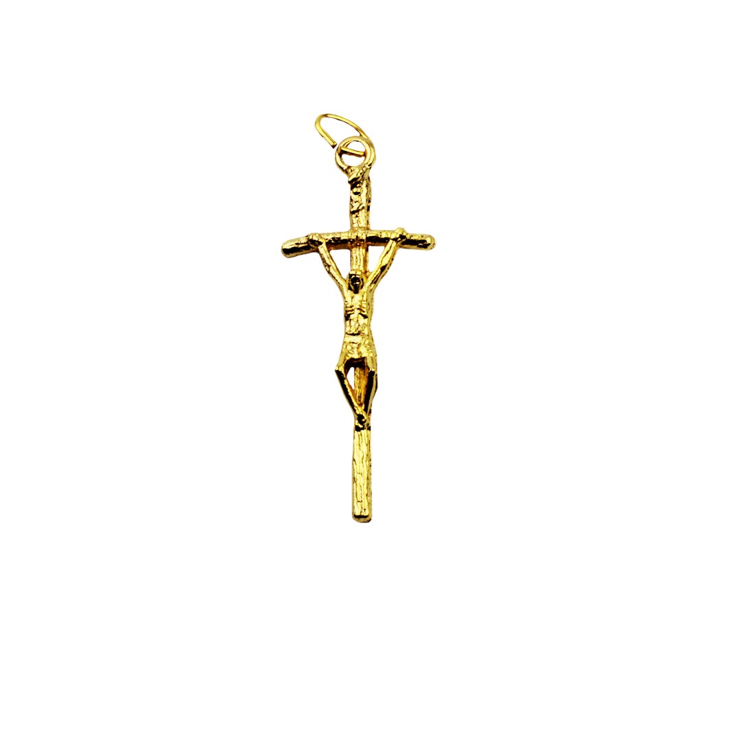 Cruz Pastoral de João Paulo II - Dourada