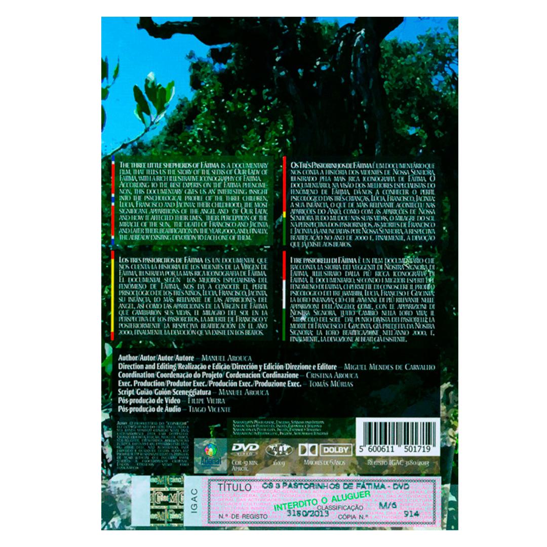 DVD - Os três pastorinhos de Fátima