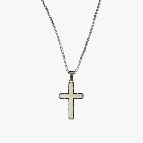 Fio com Cruz em Aço