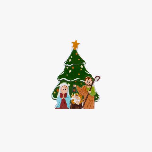 Íman Árvore de Natal com Presépio