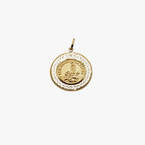 Medalha de Ouro Rendada