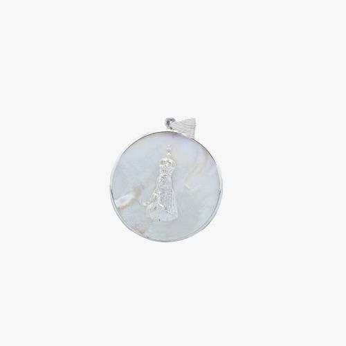 Medalha de Prata N.S. de Fátima Coroada