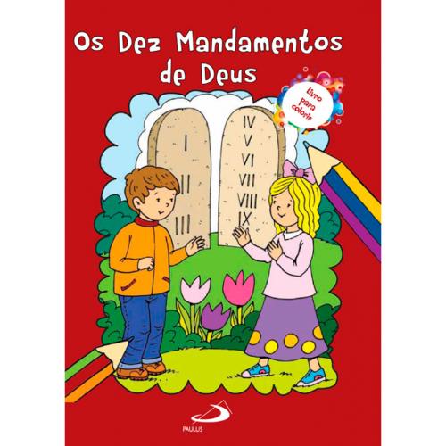 Os dez mandamentos - Livro de colorir