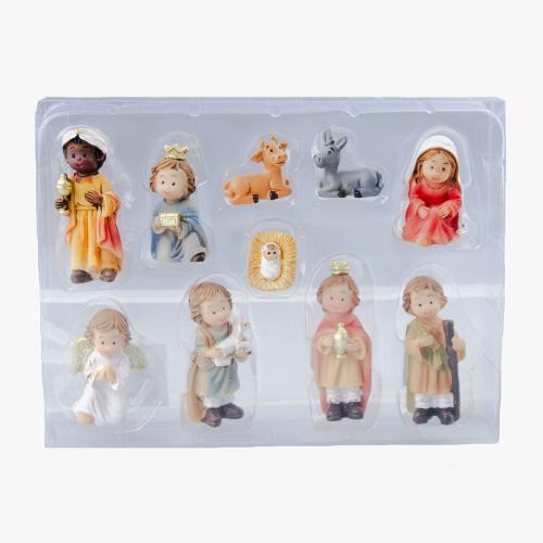 Presépio com 10 figuras