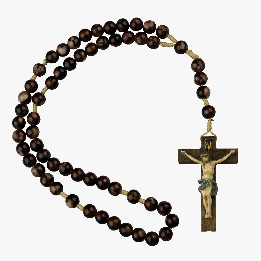 Terço Marmorizado Castanho